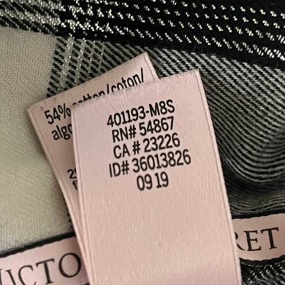 Victoria Secret Black and White Checkered Romper Size Large - Picture 6 of 15